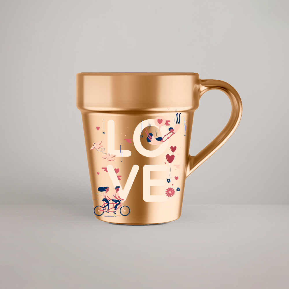 Golden Polished Mug - Image 4